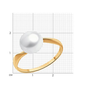 Кольцо Diamant - Серебро 925, Жемчуг культивированный (арт. 93-310-02082-1)