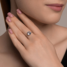 Кольцо SOKOLOV - Серебро 925, Топаз (арт. 92014473)