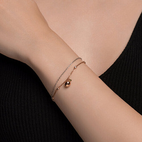 Браслет SOKOLOV - Серебро 925, Фианит, Эмаль (арт. 94051195)