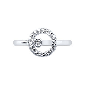 Кольцо SOKOLOV - Серебро 925, Фианит (арт. 94012450)