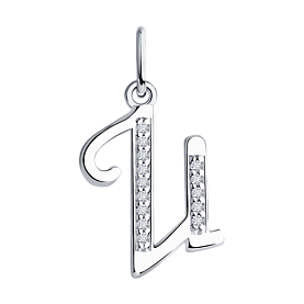 Подвеска SOKOLOV - Серебро 925, Фианит (арт. 94031368)