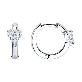 Серьги SOKOLOV - Серебро 925, Фианит (арт. 94026819)