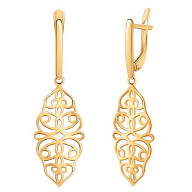 Серьги Атолл - Золото 585 (арт. 21183)