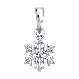 Подвеска SOKOLOV - Серебро 925, Фианит (арт. 94033281)