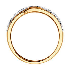 Кольцо SOKOLOV - Серебро 925, Фианит (арт. 93011186)