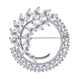 Брошь Diamant - Серебро 925, Фианит (арт. 94-140-00487-1)