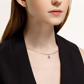 Подвеска SOKOLOV - Серебро 925, Синтетический рубин (арт. 94032816)