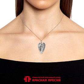 Подвеска Красная пресня - Серебро 925 (арт. 53016398)