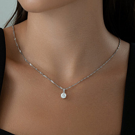 Подвеска SOKOLOV - Серебро 925, Фианит (арт. 94032202)