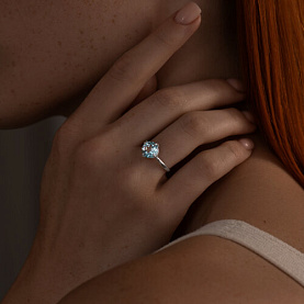 Кольцо SOKOLOV - Серебро 925, Топаз (арт. 92011790)