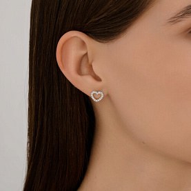 Серьги Diamant - Серебро 925, Фианит (арт. 94-122-02257-1)