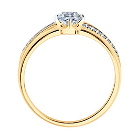 Кольцо SOKOLOV - Серебро 925, Фианит (арт. 93010634)