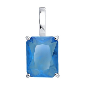 Подвеска SOKOLOV - Серебро 925, Синтетический кварц , Стекло (арт. 94033414)