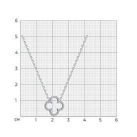 Колье Diamant - Серебро 925, Фианит (арт. 94-170-01989-1)