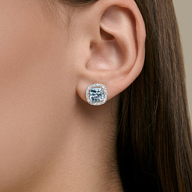 Серьги SOKOLOV - Серебро 925, Топаз (арт. 92025377)