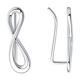 Серьги Diamant - Серебро 925 (арт. 94-120-01510-1)