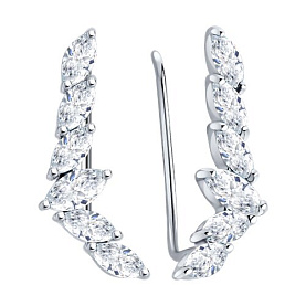 Серьги Diamant - Серебро 925, Фианит (арт. 94-120-00140-1)