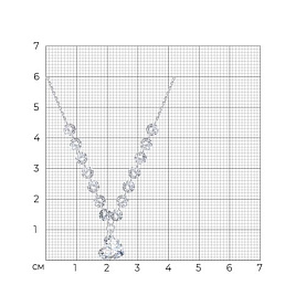 Колье Diamant - Серебро 925, Фианит (арт. 94-170-00255-1)