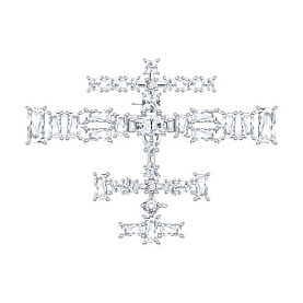 Брошь SOKOLOV - Серебро 925, Фианит (арт. 94049014)