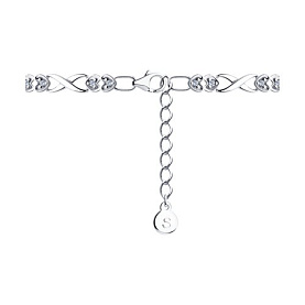 Браслет SOKOLOV - Серебро 925, Фианит (арт. 94051040)