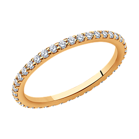 Кольцо SOKOLOV - Серебро 925, Фианит (арт. 93010150)