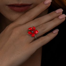 Кольцо SOKOLOV - Серебро 925, Эмаль (арт. 94013387)