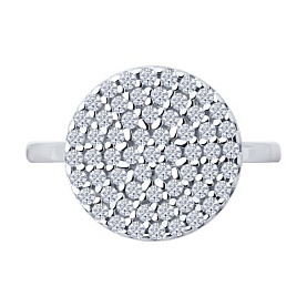 Кольцо SOKOLOV - Серебро 925, Фианит (арт. 94014455)