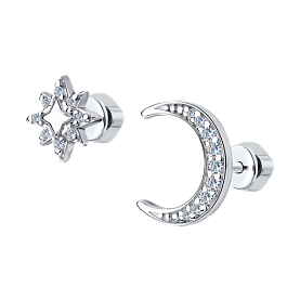 Серьги SOKOLOV - Серебро 925, Фианит (арт. 94023965)