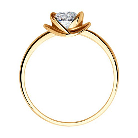 Кольцо SOKOLOV - Серебро 925, Фианит (арт. 93010811)