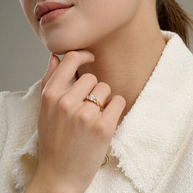 Кольцо SOKOLOV - Серебро 925, Фианит (арт. 93011179)