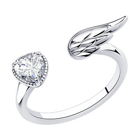 Кольцо SOKOLOV - Серебро 925, Фианит (арт. 94013500)