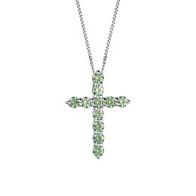 Колье Дар - Серебро 925, Муассанит (арт. Кц-2506рс16139)