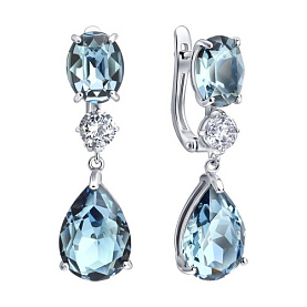 Серьги SOKOLOV - Серебро 925, Кристалл (арт. 94027571)