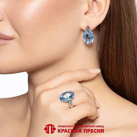 Кольцо Красная пресня - Серебро 925, Стекло (арт. 23615696-3)