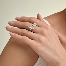 Кольцо SOKOLOV - Серебро 925, Фианит (арт. 94014983)