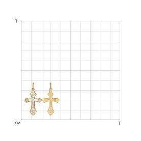 Подвеска SOKOLOV - Золото 375, Фианит (арт. 121393-4)