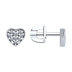 Серьги SOKOLOV - Серебро 925, Фианит (арт. 94022974)