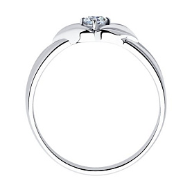 Кольцо SOKOLOV - Серебро 925, Фианит (арт. 94011585)