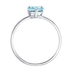 Кольцо SOKOLOV - Серебро 925, Топаз (арт. 92014661)