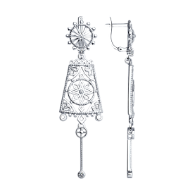 Серьги SOKOLOV - Серебро 925, Фианит (арт. 94021246)