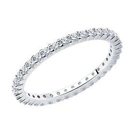 Кольцо SOKOLOV - Серебро 925, Фианит (арт. 94013276)