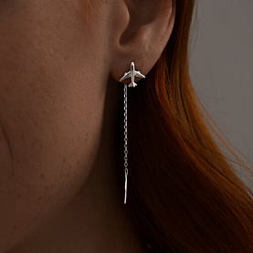 Серьги SOKOLOV - Серебро 925, Фианит (арт. 94025963)