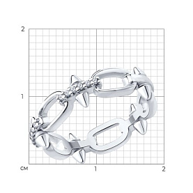 Кольцо SOKOLOV - Серебро 925, Фианит (арт. 94014646)