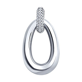 Подвеска Diamant - Серебро 925, Фианит (арт. 94-130-01834-1)