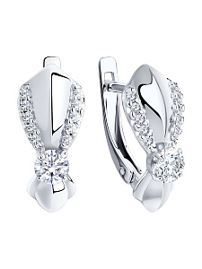 Серьги Diamant - Серебро 925, Фианит (арт. 94-120-00022-1)