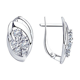 Серьги Diamant - Серебро 925, Фианит (арт. 94-120-00559-1)