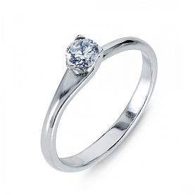 Кольцо Platinum Lab. - Платина 950, Бриллиант (арт. ПК-094-02)