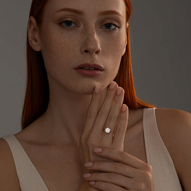 Кольцо SOKOLOV - Серебро 925, Фианит (арт. 93011092)