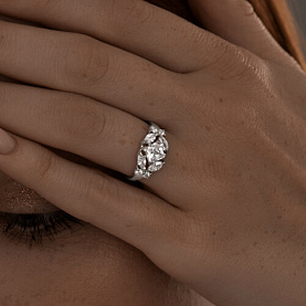 Кольцо SOKOLOV - Серебро 925, Фианит (арт. 94011751)