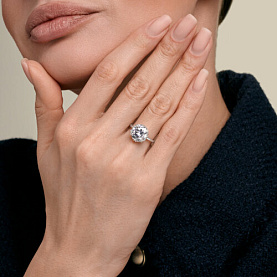 Кольцо SOKOLOV - Серебро 925, Фианит (арт. 94014878)